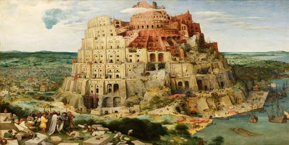 Pieter Bruegel the Elder : The Tower of Babel Vienna 1563 image 0